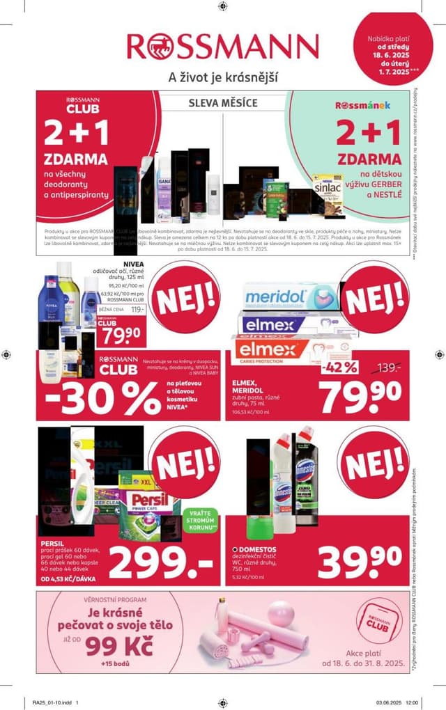 Rossmann drogerie leták 21.10. - 2.11.