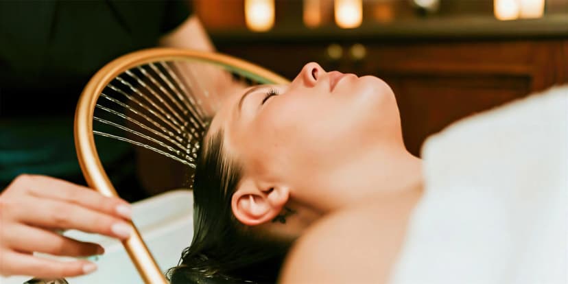 Relaxační japonské head spa i vč. kosmetického ošetření: 60–120 min.